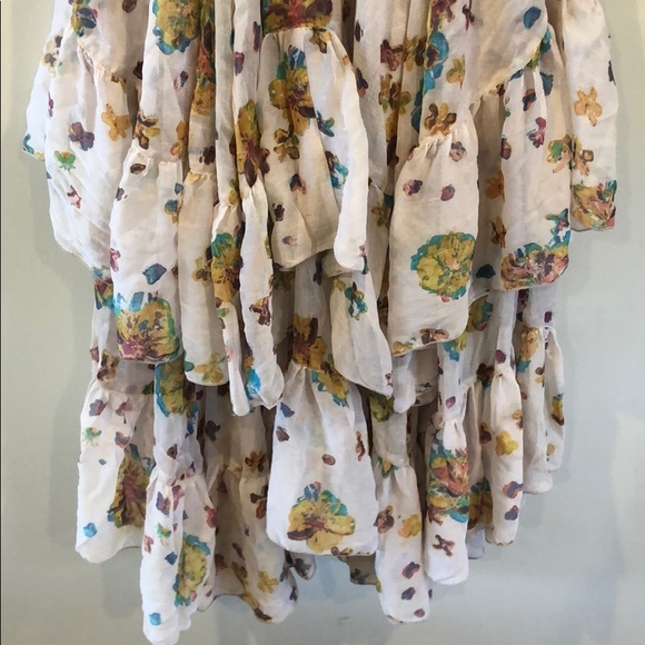 Free People Catching Glance Floral Midi Dress NWOT - Picture 4 of 8